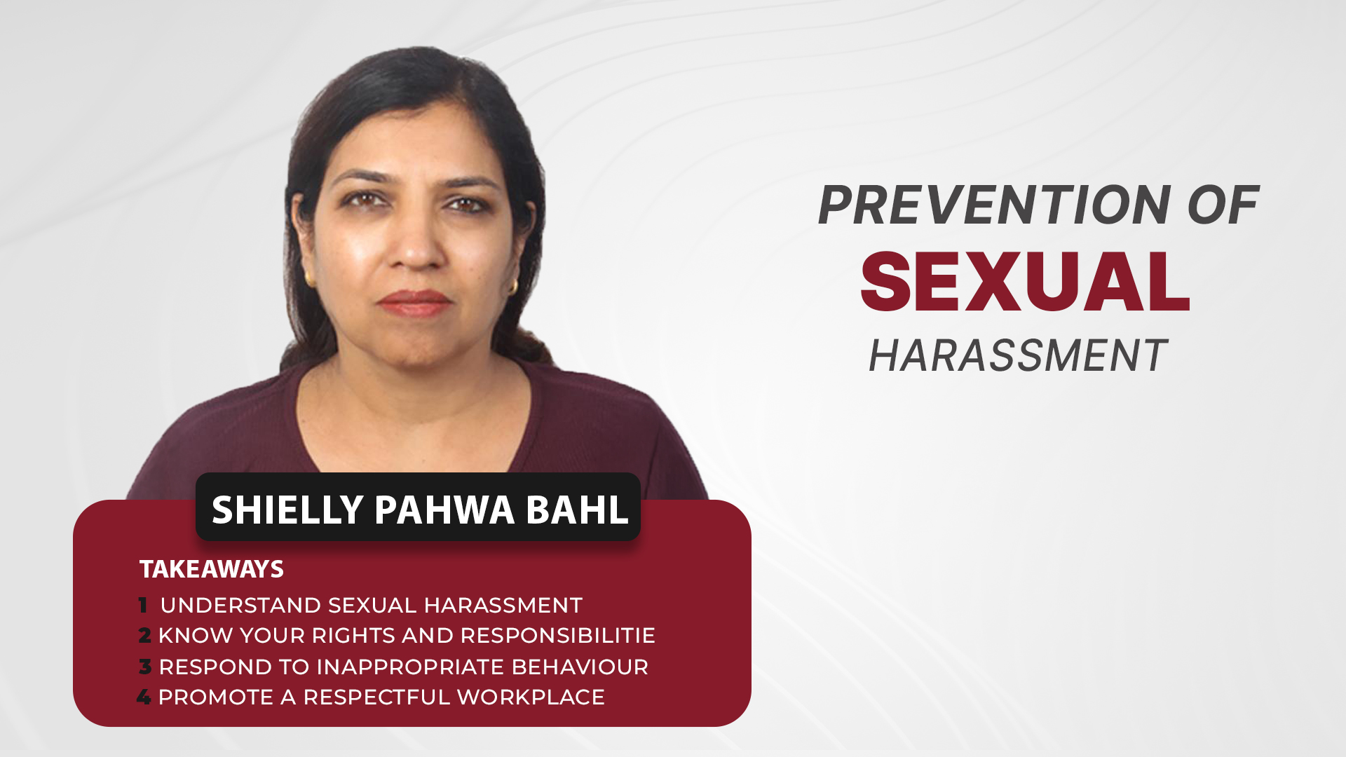 Prevention of Sexual Harassment