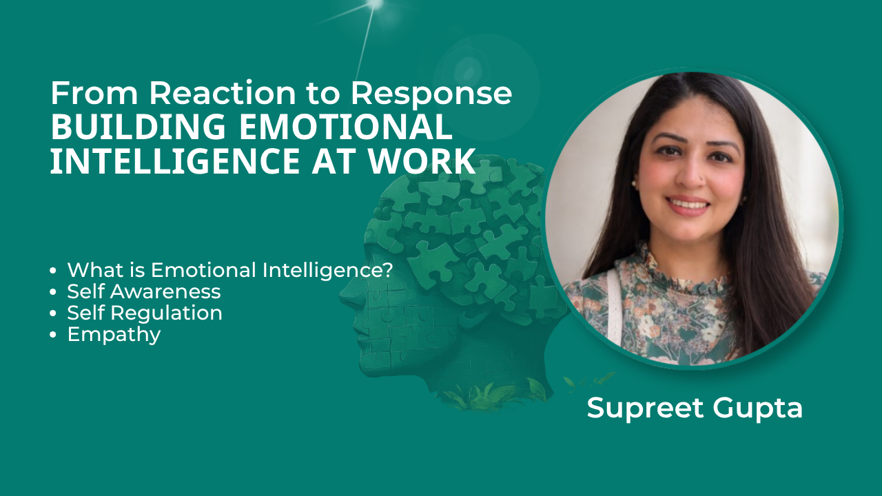 From Reaction to response: Building emotional intelligence at work.